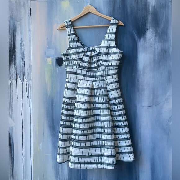 Plenty by Tracy Reese Black & White Fit & Flare Dress - Size 2 /ANTHROPOLOGIE - Picture 5 of 13